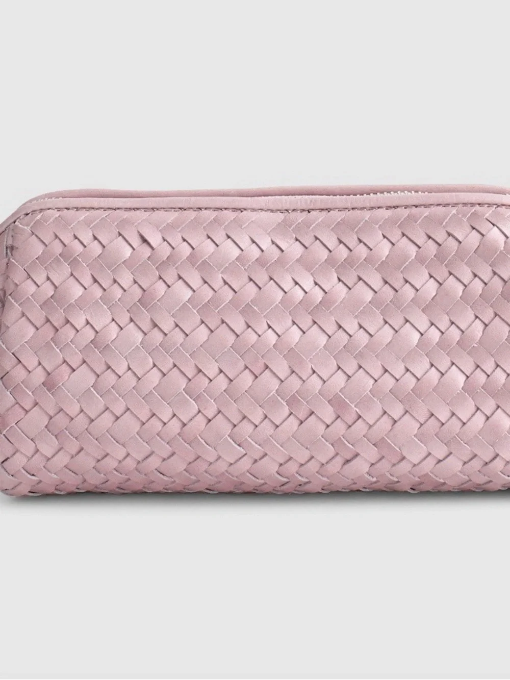 NWT Madewell Signature Woven Zip Pouch Marble Lilac